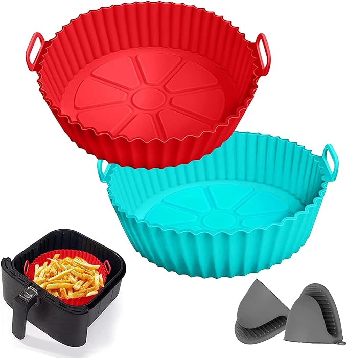 Silicone air fryer liners, set of 2